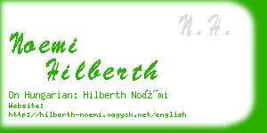 noemi hilberth business card